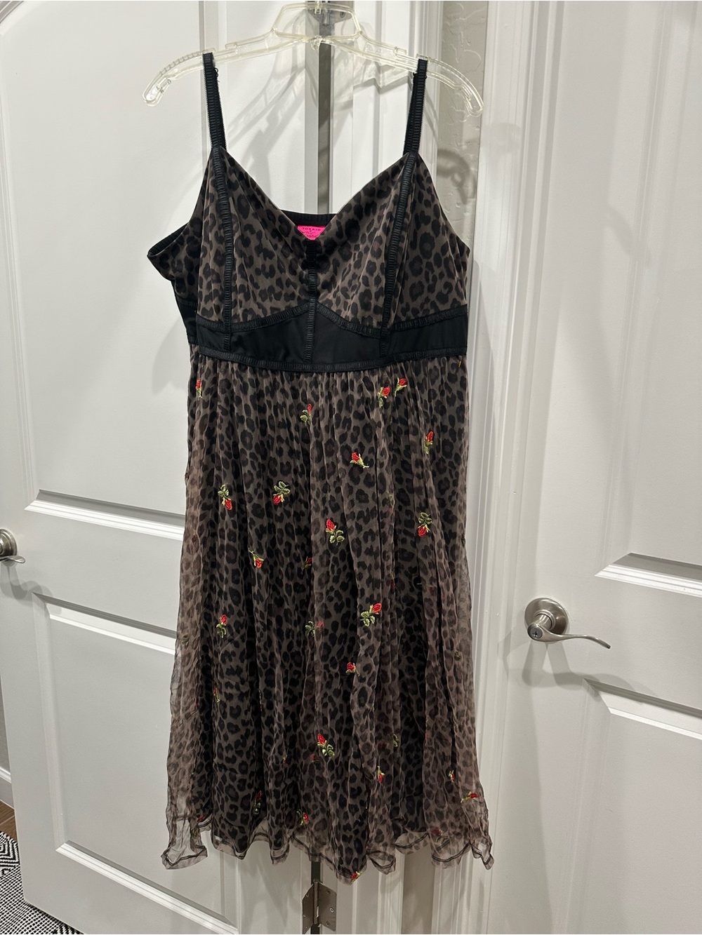 Torrid X Betsey Johnson Leopard Sweetheart Midi Dress